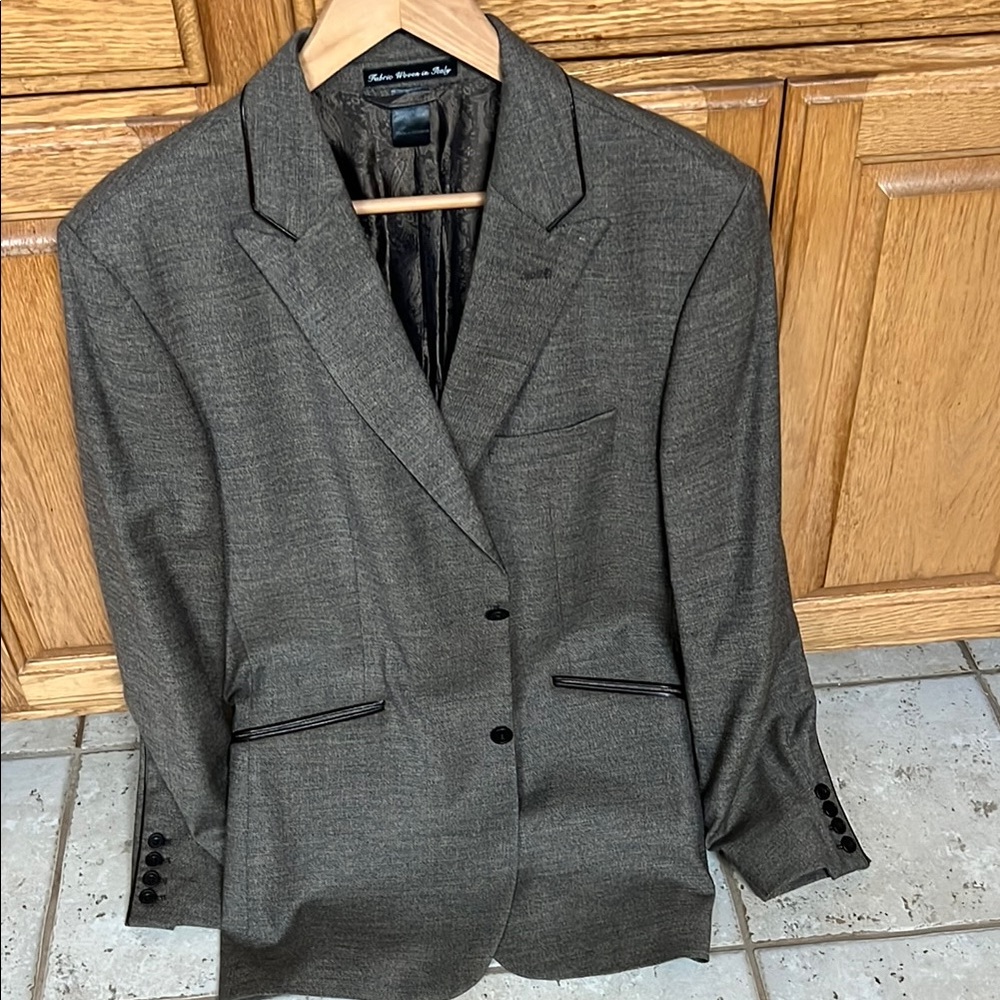 Men's brown woven Blazer by Laundry